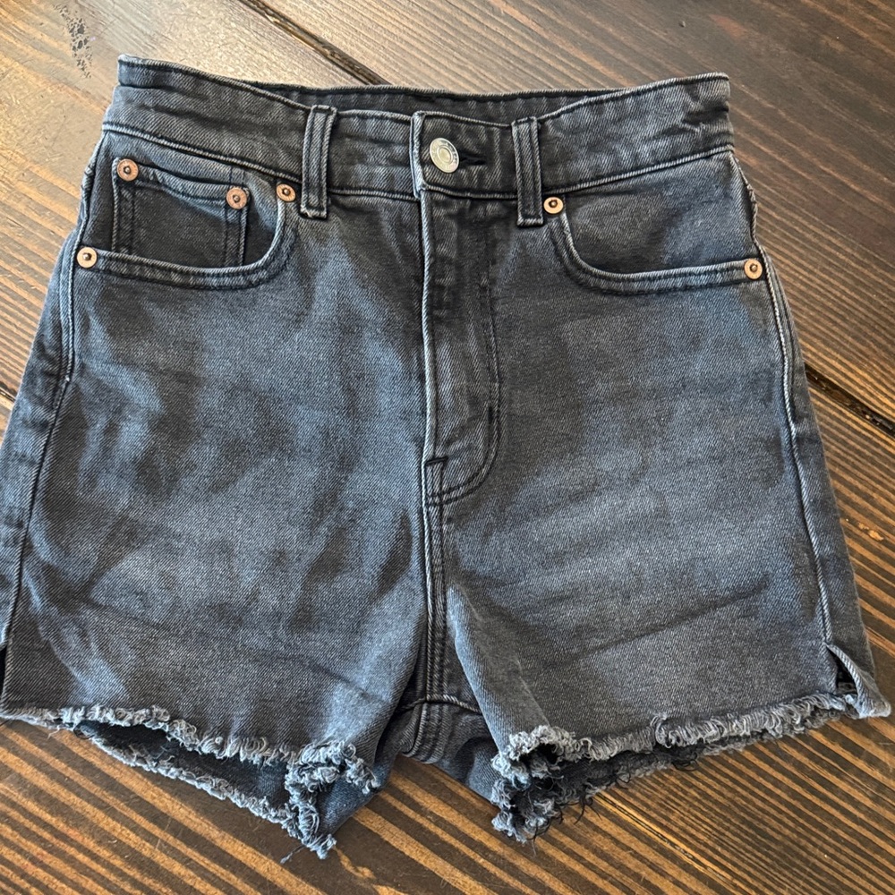 American Eagle Outfitters Dark Gray Jean Shorts